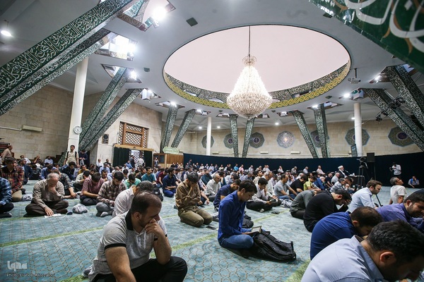 مراسم پرفیض دعای عرفه در مسجد دانشگاه تهران 