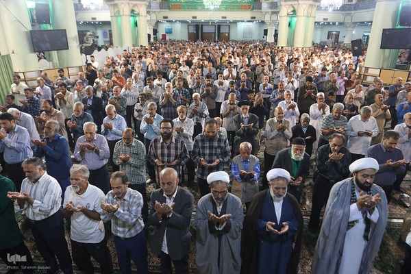 نماز عید قربان در حرم حضرت عبدالعظيم(ع)