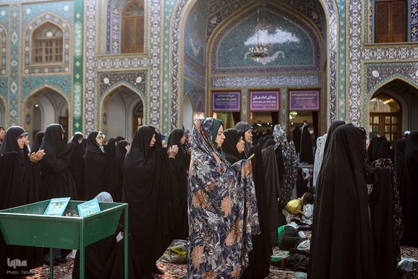 نماز عید قربان در حرم حضرت عبدالعظيم(ع)