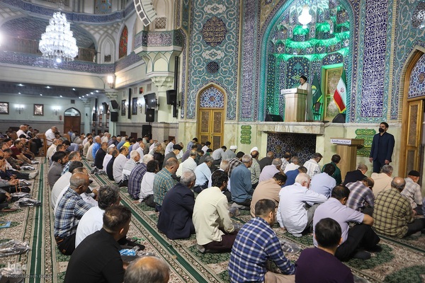 نماز عید قربان در حرم حضرت عبدالعظيم(ع)