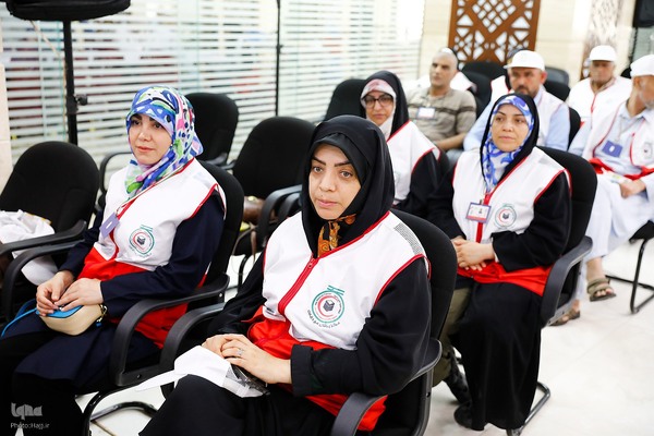 دیدار با پزشکان و کادر درمان داوطلب در حج 1403