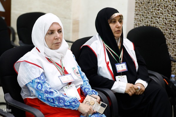 دیدار با پزشکان و کادر درمان داوطلب در حج 1403