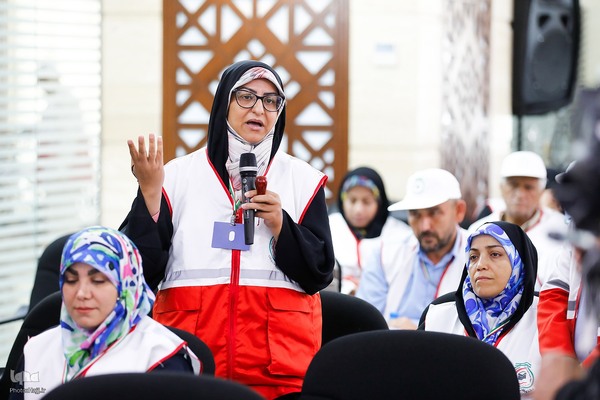 دیدار با پزشکان و کادر درمان داوطلب در حج 1403