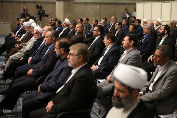 دیدار رئیس و مسئولان قوه قضائیه با رهبر انقلاب