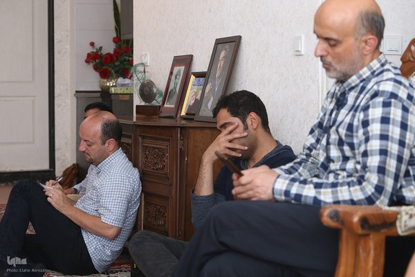دیدار با خانواده شهید ارغوانی