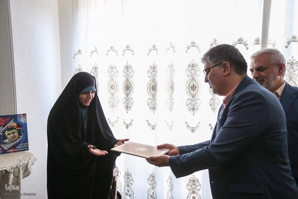 دیدار با خانواده شهید ارغوانی