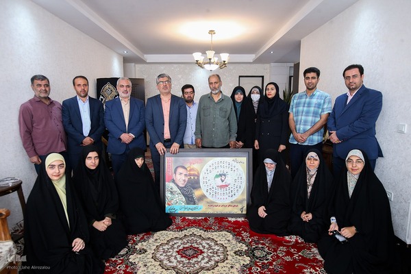 دیدار با خانواده شهید ارغوانی