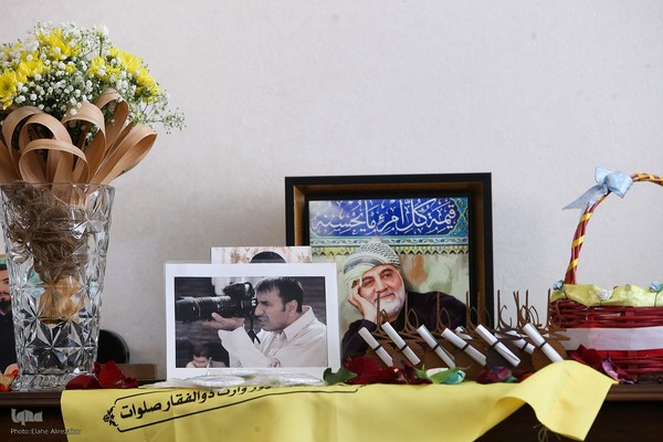 دیدار با خانواده شهید ارغوانی