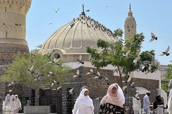 زیارت دوره زائران در مدینه منوره