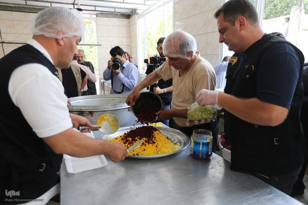 افتتاحیه آشپزخانه طرح اطعام حسینی