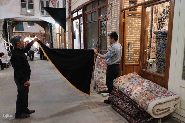 حال و هوای بازار تبریز در ماه محرم‎