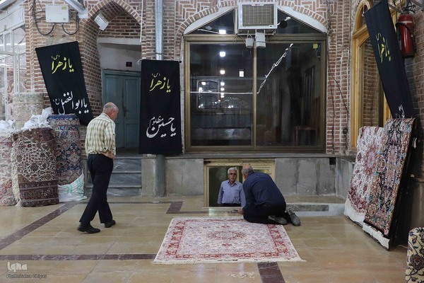 حال و هوای بازار تبریز در ماه محرم‎