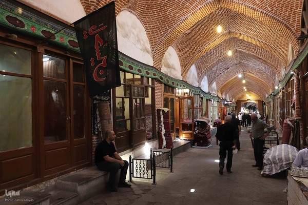 حال و هوای بازار تبریز در ماه محرم‎