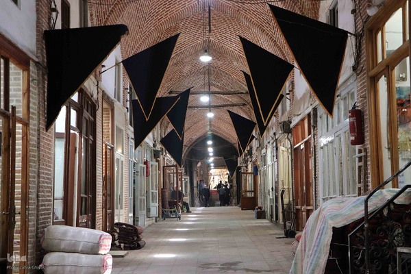 حال و هوای بازار تبریز در ماه محرم‎