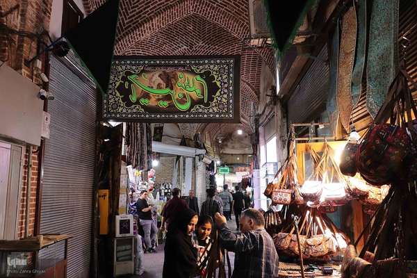 حال و هوای بازار تبریز در ماه محرم‎