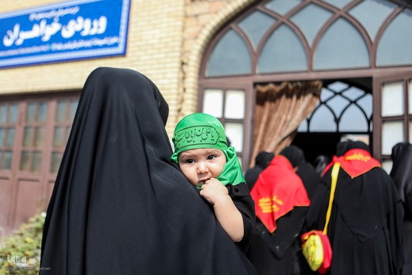 مراسم شیرخوارگان حسینی در حرم عبدالعظیم حسنی