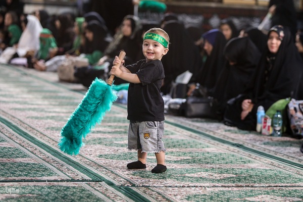 مراسم شیرخوارگان حسینی در حرم عبدالعظیم حسنی