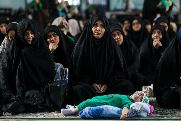 مراسم شیرخوارگان حسینی در حرم عبدالعظیم حسنی