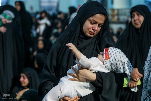 مراسم شیرخوارگان حسینی در حرم عبدالعظیم حسنی