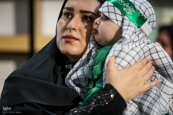 مراسم شیرخوارگان حسینی در حرم عبدالعظیم حسنی