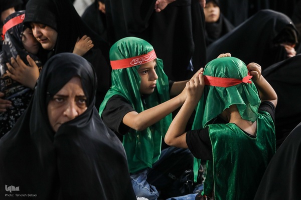 مراسم شیرخوارگان حسینی در حرم عبدالعظیم حسنی