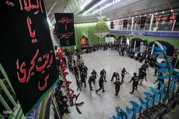 عزاداری ظهر عاشورا در محله کن