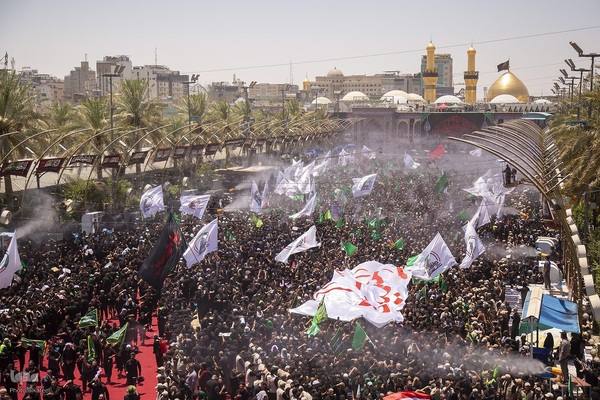 حال و هوای کربلای معلی در روز عاشورا