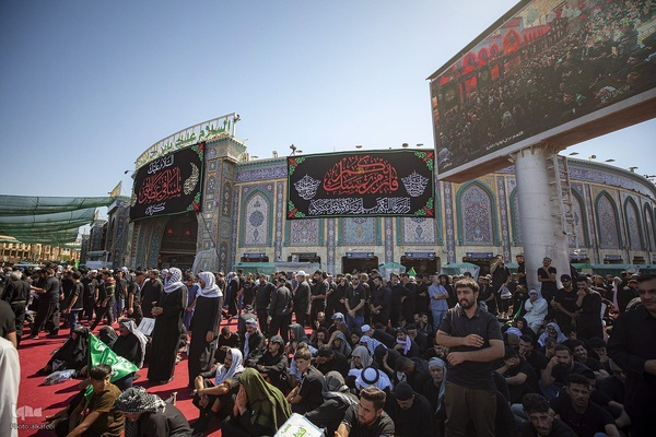 حال و هوای کربلای معلی در روز عاشورا