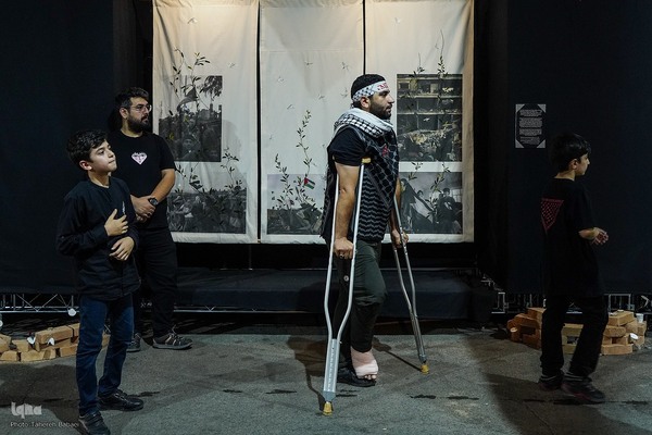 مراسم عزاداری دهه دوم محرم در هیئت هنر