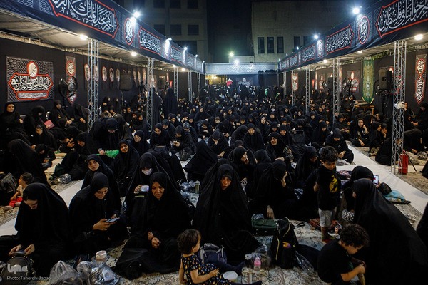 مراسم عزاداری دهه دوم محرم در هیئت هنر