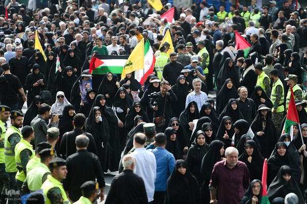 مراسم تشییع پیکر شهید «اسماعیل هنیه» در تهران