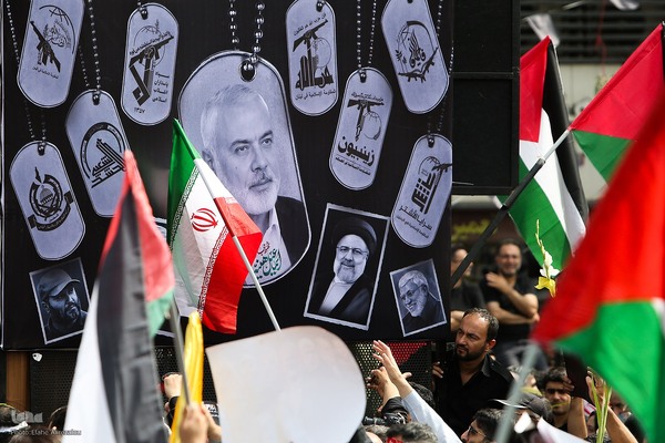 مراسم تشییع پیکر شهید «اسماعیل هنیه» در تهران