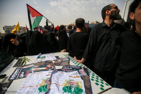 مراسم تشییع پیکر شهید «اسماعیل هنیه» در تهران