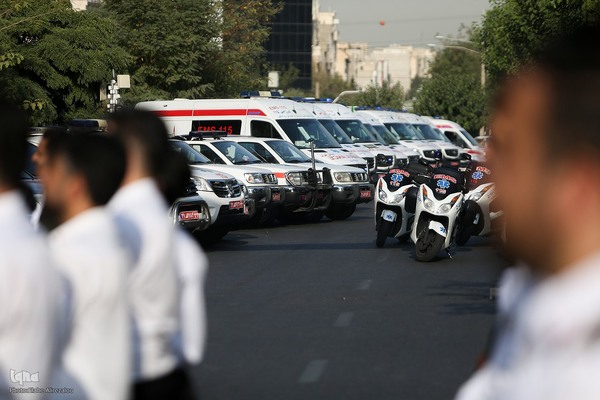 بدرقه کاروان بهداشت و درمان اربعین