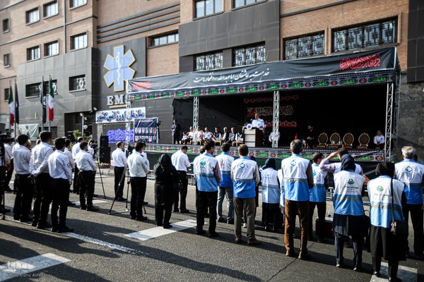 بدرقه کاروان بهداشت و درمان اربعین