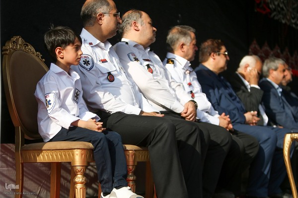 بدرقه کاروان بهداشت و درمان اربعین