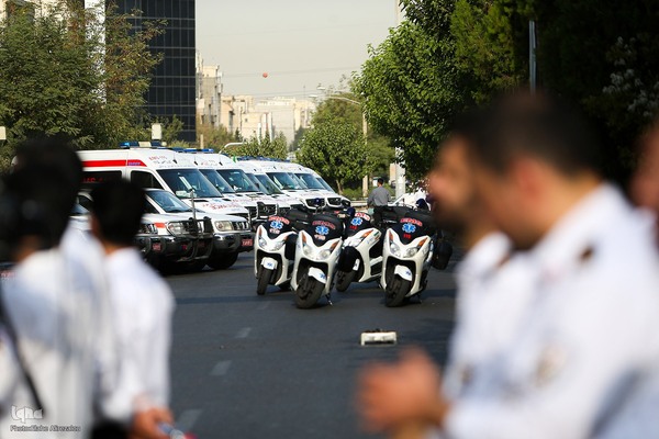 بدرقه کاروان بهداشت و درمان اربعین