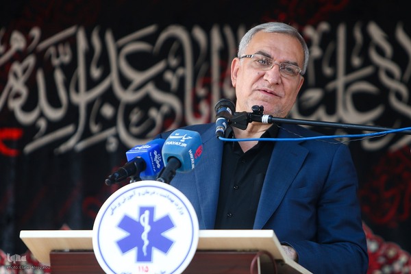 بدرقه کاروان بهداشت و درمان اربعین