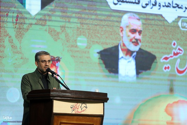 مراسم بزرگداشت شهید اسماعیل هنیه از سوی جامعه قرآنی