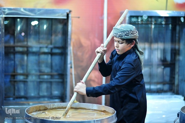 آیین اهتزاز پرچم عزای حسینی و آغاز به کار مواکب مرز شلمچه