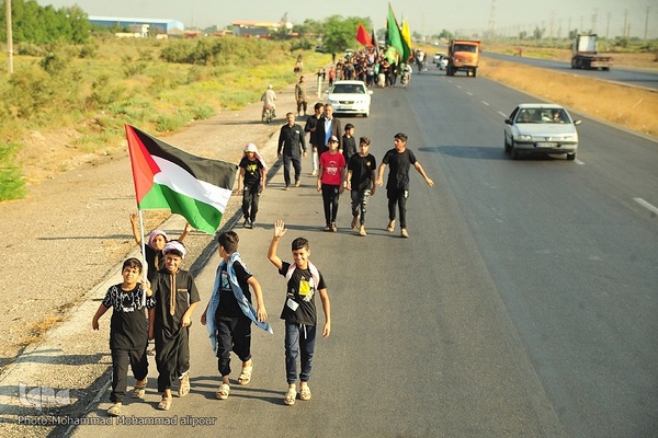 حرکت زائران اربعین از الهایی