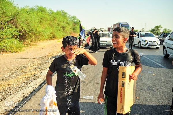 حرکت زائران اربعین از الهایی