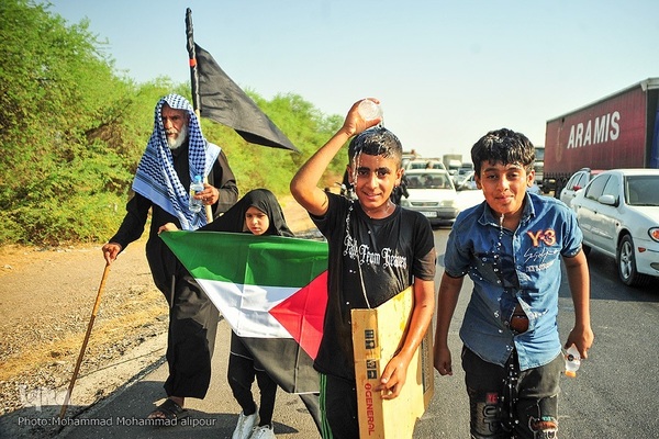 حرکت زائران اربعین از الهایی