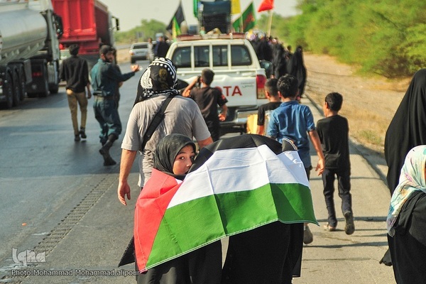 حرکت زائران اربعین از الهایی