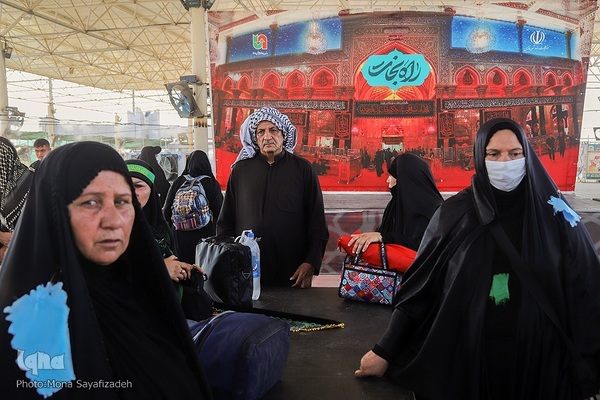 تردد زائران اربعین در مرز چذابه