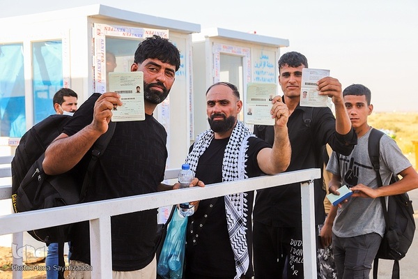 تردد زائران اربعین در مرز چذابه