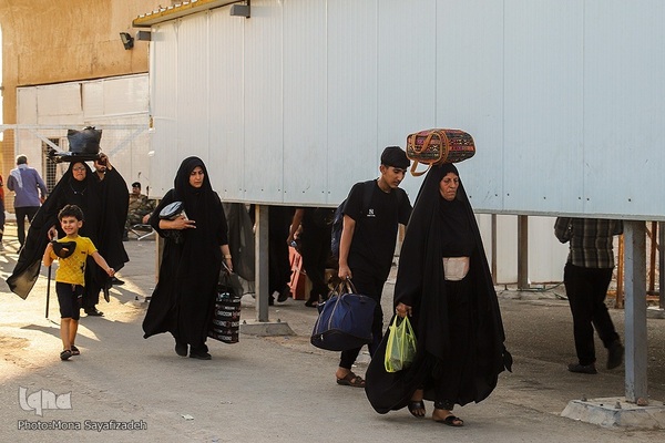 تردد زائران اربعین در مرز چذابه