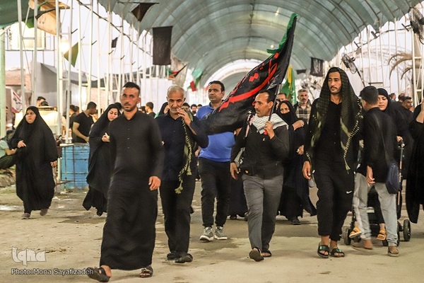 تردد زائران اربعین در مرز چذابه