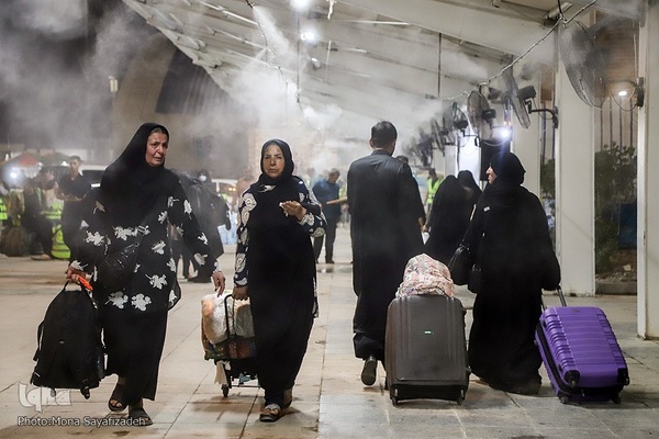 تردد شبانه زوار در مرز شلمچه