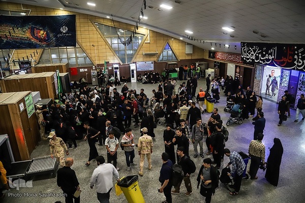 تردد شبانه زوار در مرز شلمچه